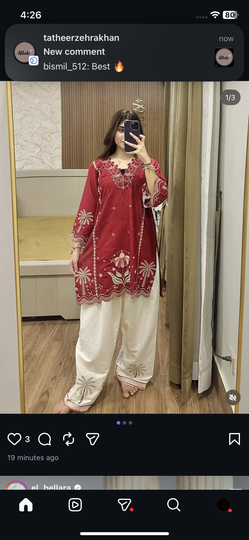 2pc embroided