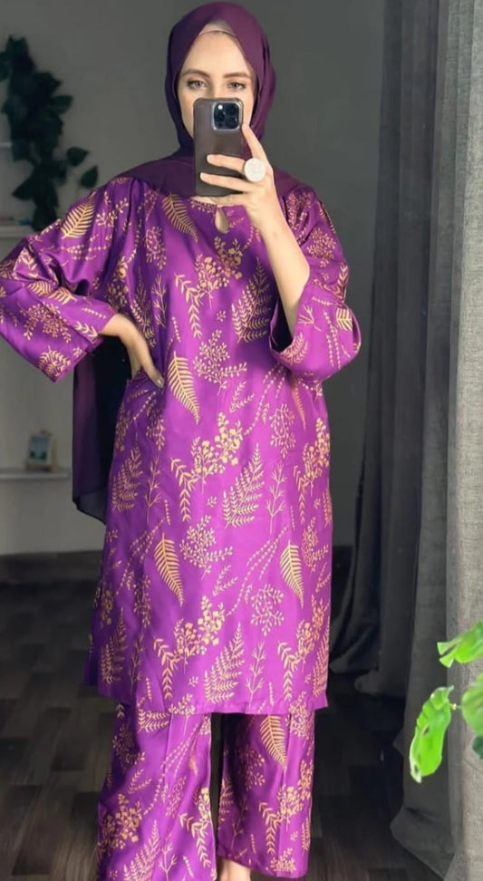 Purple Petal Co-ord set