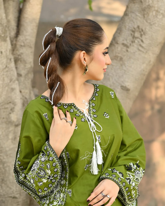 Hoor-2pc embroided